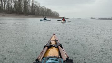 Enjoying the "Awe" of Winter Paddling